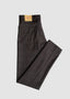 PESCAROLO WOOL CASHMERE 5 POCKET IN BROWN PLAID