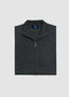 FEDELI SUPER 140'S FULL ZIP SWEATER IN GREY