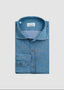 GIANNETTO PORTOFINO DENIM LONG SLEEVE SPORT SHIRT IN FLOWER PRINT