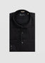 STENSTRÖMS LONG SLEEVE SPORT SHIRT IN BLACK LINEN