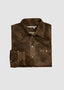 TELERIA ZED LONG SPORT SHIRT IN FAUX LEATHER