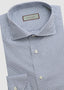 CANALI DRESS SHIRT IN WHITE & BLUE TATTERSALL
