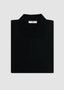 LUCIANO BARBERA MERINO JOHNNY SWEATER SHIRT IN BLACK