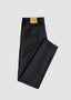 PESCAROLO WOOL CASHMERE 5 POCKET IN CHARCOAL PLAID