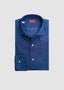ISAIA SHADES OF BLUE LONG SLEEVE SPORT SHIRT IN LIGHT BLUE