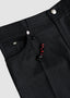 PESCAROLO WOOL CASHMERE 5 POCKET IN CHARCOAL PLAID
