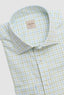 STENSTRÖMS LONG SLEEVE SPORT SHIRT IN GREEN & BLUE TATTERSALL
