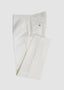 ISAIA WHITE COTTON LINEN PANT