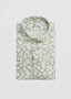 STENSTRÖMS LONG SLEEVE SPORT SHIRT IN GREEN LEAF LINEN