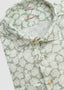 STENSTRÖMS LONG SLEEVE SPORT SHIRT IN GREEN LEAF LINEN