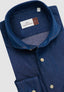 LEFT COAST TEE LONG SLEEVE SPORT SHIRT IN DARK BLUE WASH