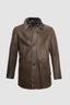MARINI SPANISH LAMB SHEARLING OUTERWEAR IN BROWN
