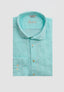 STENSTRÖMS LONG SLEEVE SPORT SHIRT IN SEAFOAM LINEN