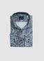 EMANUEL BERG PAISLEY JERSEY LONG SLEEVE SPORT SHIRT IN MEDIUM BLUE