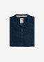 RELWEN RINGSPUN HENLEY IN NAVY & BLUE STRIATED