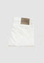 MAURIZO BALDASSARI COTTON SILK 5 POCKET PANT IN IVORY