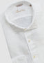 LONG SLEEVE SPORT SHIRT IN  WHITE LINEN 