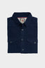 RELWEN WINDSAIL LONG SLEEVE SPORT SHIRT WORKSHIRT IN DARK INDIGO H-TOOTH