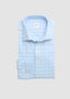 STENSTRÖMS DRESS SHIRT IN BLUE ZIG WINDOW