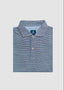 JOHNNIE-O SHORT SLEEVE THATCHER POLO IN NAVY