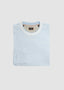 LEFT COAST TEE SAT LONG SLEEVE TEE BONE IN WHITE & LIGHT BLUE