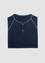 BORGO SADDLE HENLEY IN NAVY
