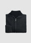FLY3 CAMOGLI REVERSIBLE FULL ZIP SWEATER IN BLACK