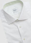 STENSTRÖMS DRESS SHIRT IN WHITE WITH GREEN TRIM