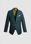 ISAIA SPORT COAT IN DARK GREEN SOFT BOUCLÉ ALPACA & WOOL