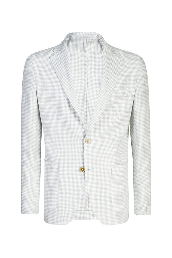 Blue Houndstooth Sports Coat