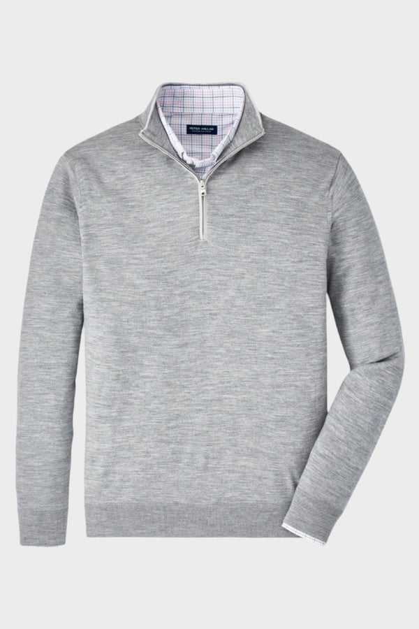 Excursionist Quarter- Zip in Gale Grey