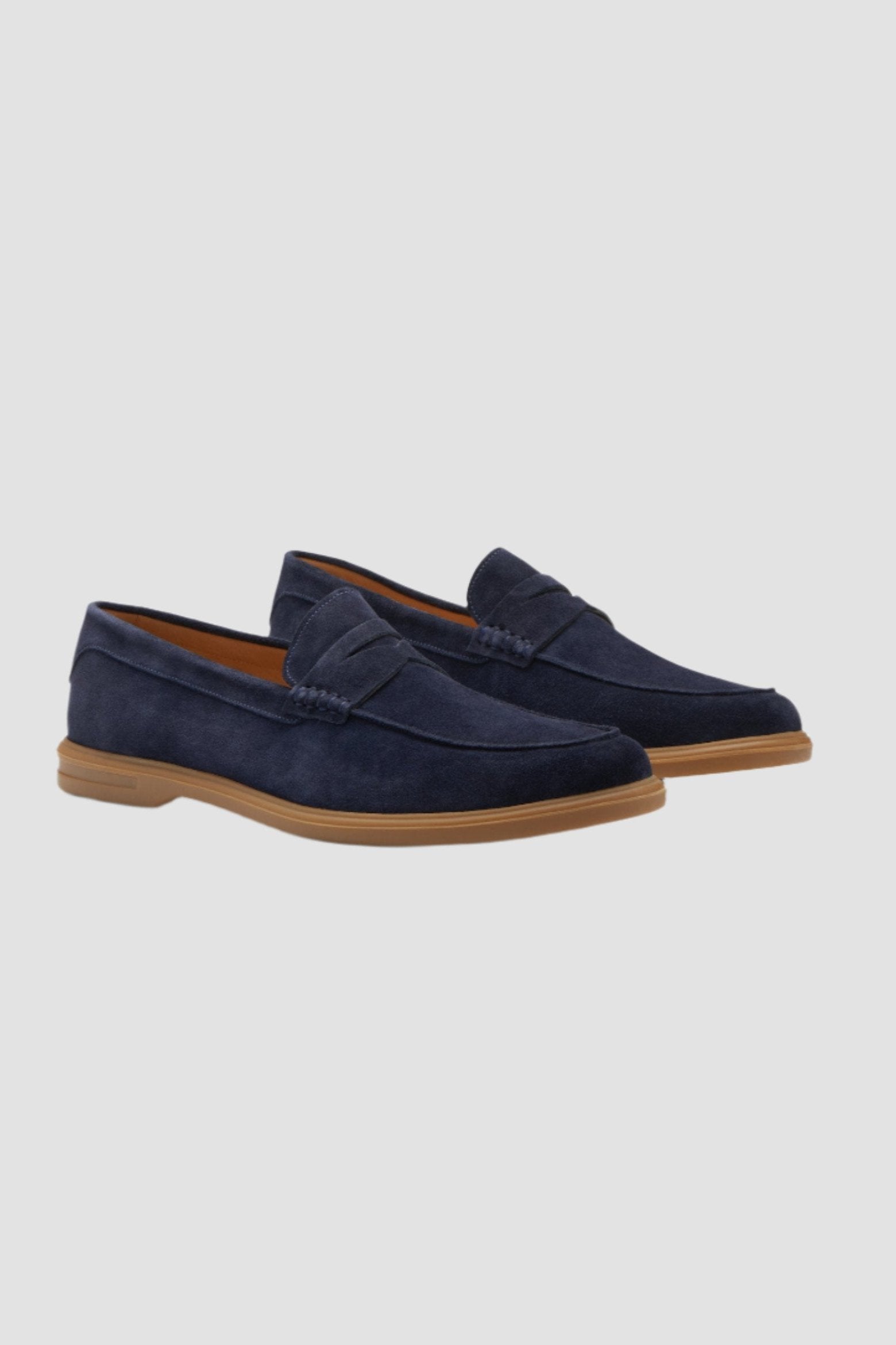 Beautifeel Dana popular navy Nubuck combo slip on loafers