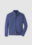 PETER MILLAR SOLSTICE PERFORMANCE HYBRID FULL-ZIP CARDIGAN IN NAVY