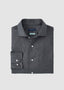 PETER MILLAR BRIXEN ITALIAN FLANNEL SPORT SHIRT IN IRIDIUM