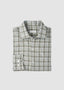  PETER MILLAR WHITECAP PERFORMANCE FLANNEL SPORT SHIRT IN BASIL