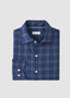 PETER MILLAR BAR HARBOR PERFORMANCE FLANNEL SPORT SHIRT IN BLUE HAZE