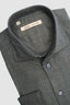 MAURIZIO BALDASSARI COTTON LYOCELL BONE LONG SLEEVE SPORT SHIRT IN CASTOR GREY 