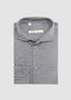 MAURIZIO BALDASSARI LONG SLEEVE SPORT SHIRT SANTINI JERSEY IN GREY