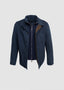 MAURIZIO BALDASSARI CASHMERE CHORE JACKET IN BLUEPRINT