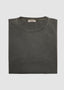 CROSSLEY LONG SLEEVE CREW WASHED IN IRON STONE 