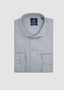 JOHNNIE-O LONG SLEEVE SPORT SHIRT AUGUSTIN LAGUNA IN BLUE