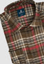 JOHNNIE-O LONG SLEEVE SPORT SHIRT LANGSTON IN COFFEE