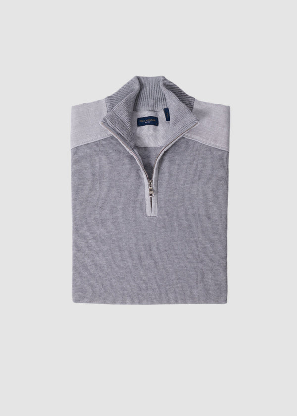 Half Zip in Linen Cool