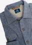 JOHNNIE-O CARL LONG SLEEVE FLANNEL SPORT SHIRT IN LAGUNA BLUE