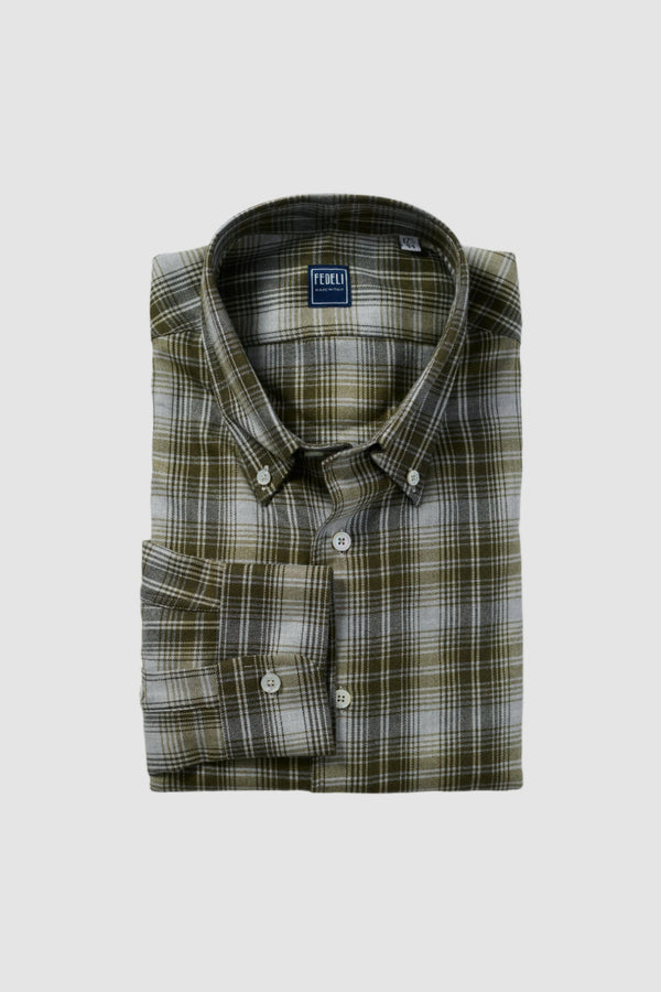 Luxe Flannel in Olive