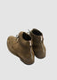 OFFICINE CREATIVE SUEDE BOOT WITH BACK-ZIP IN OLIVE