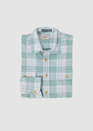 FAHERTY LEGEND FLANNEL PLAID SHIRT IN WEST PALM 