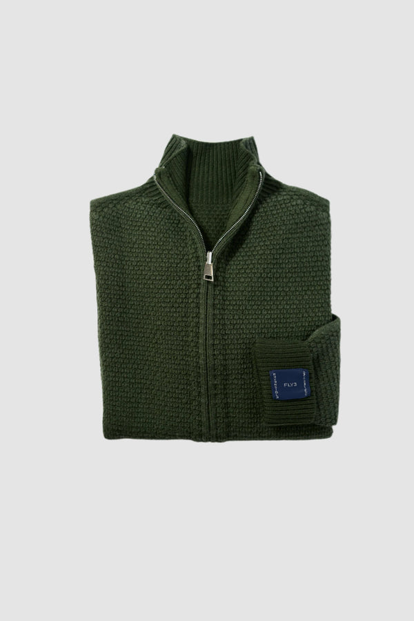 Camogli Reversible Full Zip in Olive