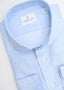 EMANUEL BERG LONG SLEEVE LINEN SPORT SHIRT IN BLUEQ