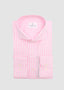EMANUEL BERG CHECKERED DRESS SHIRT IN PINK POP